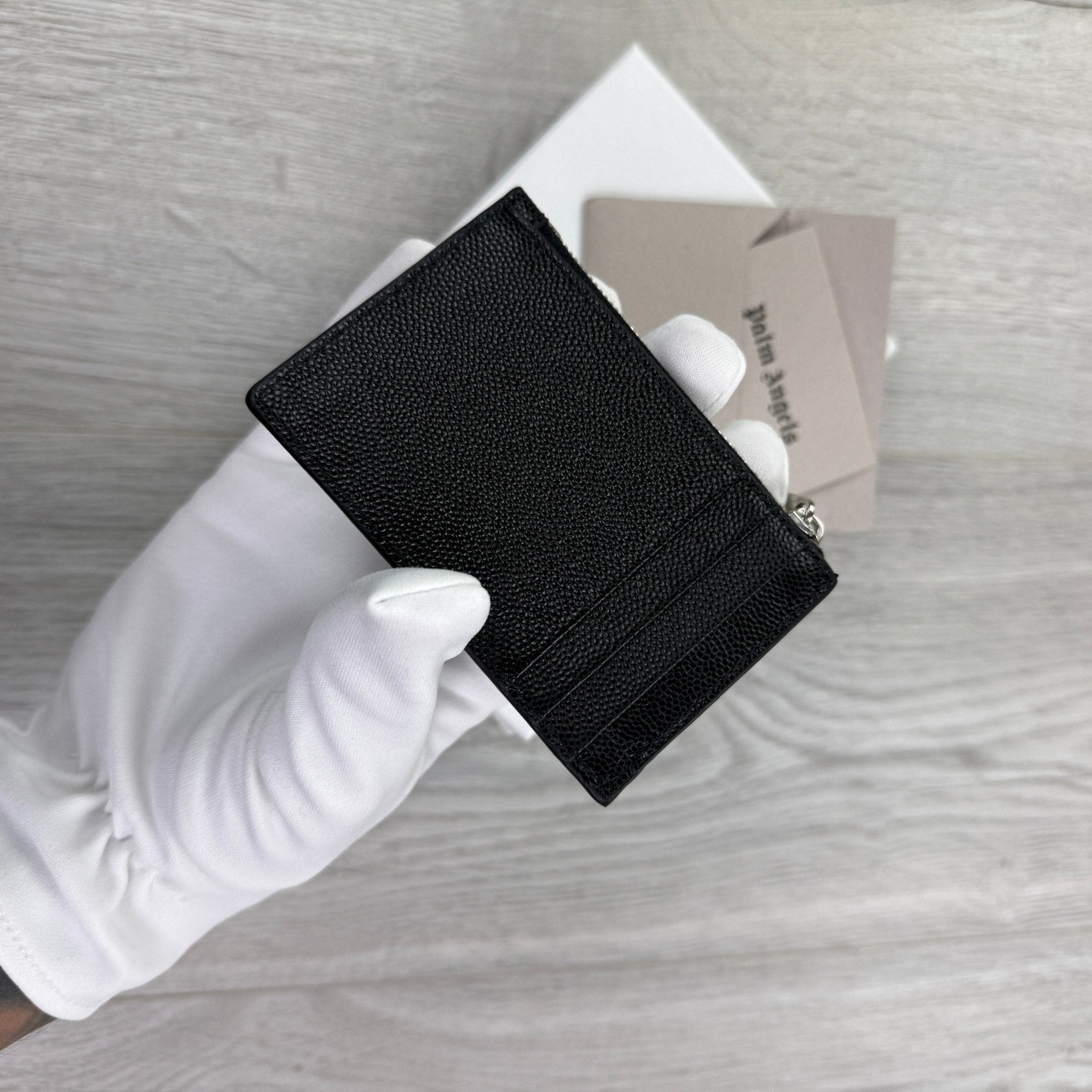 Palm Angels Black Zip-up Card Holder - Morely TrendsPalm Angels Type here:)