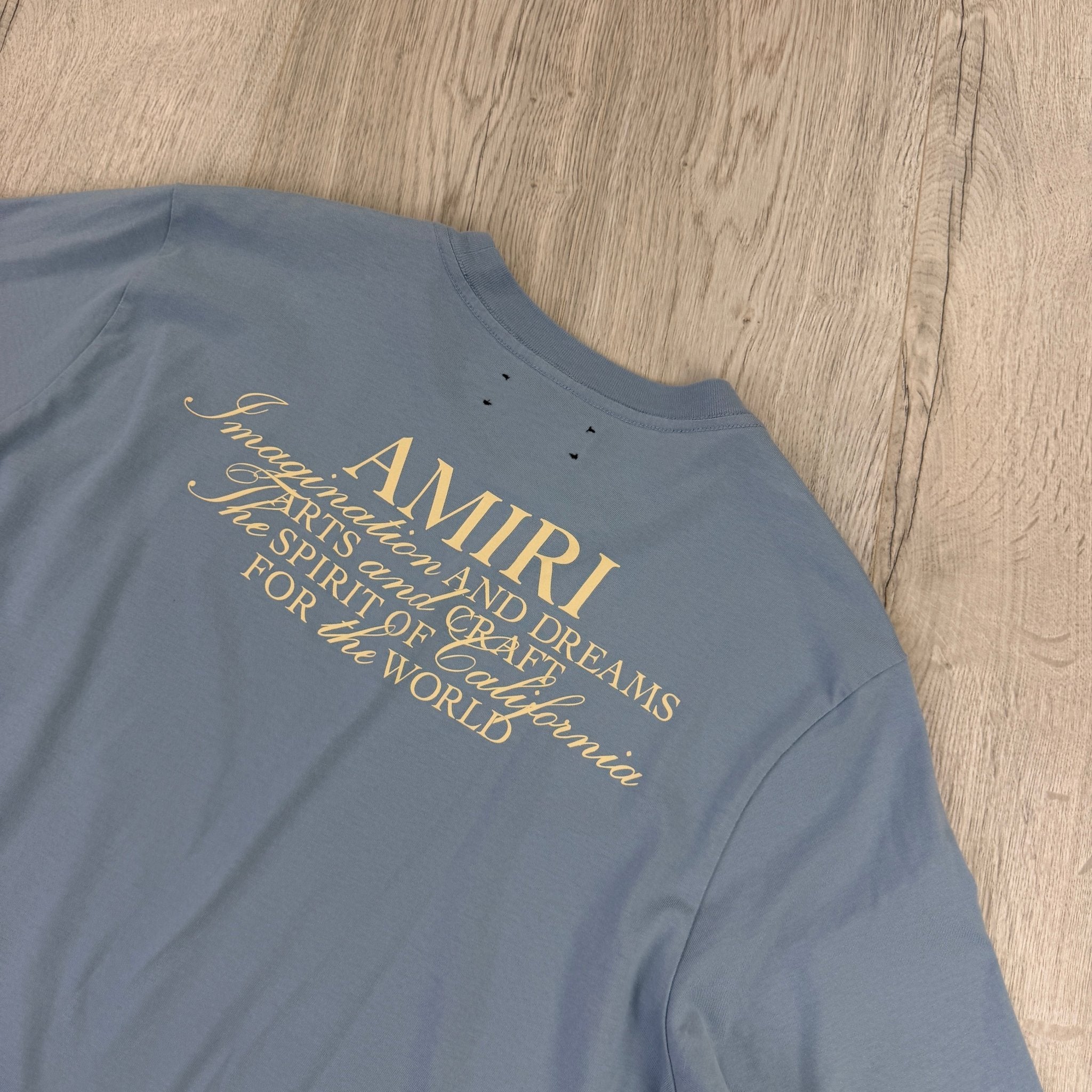 Amiri Men’s Baby Blue T-shirt - Large - Morely TrendsAmiri Type here:)