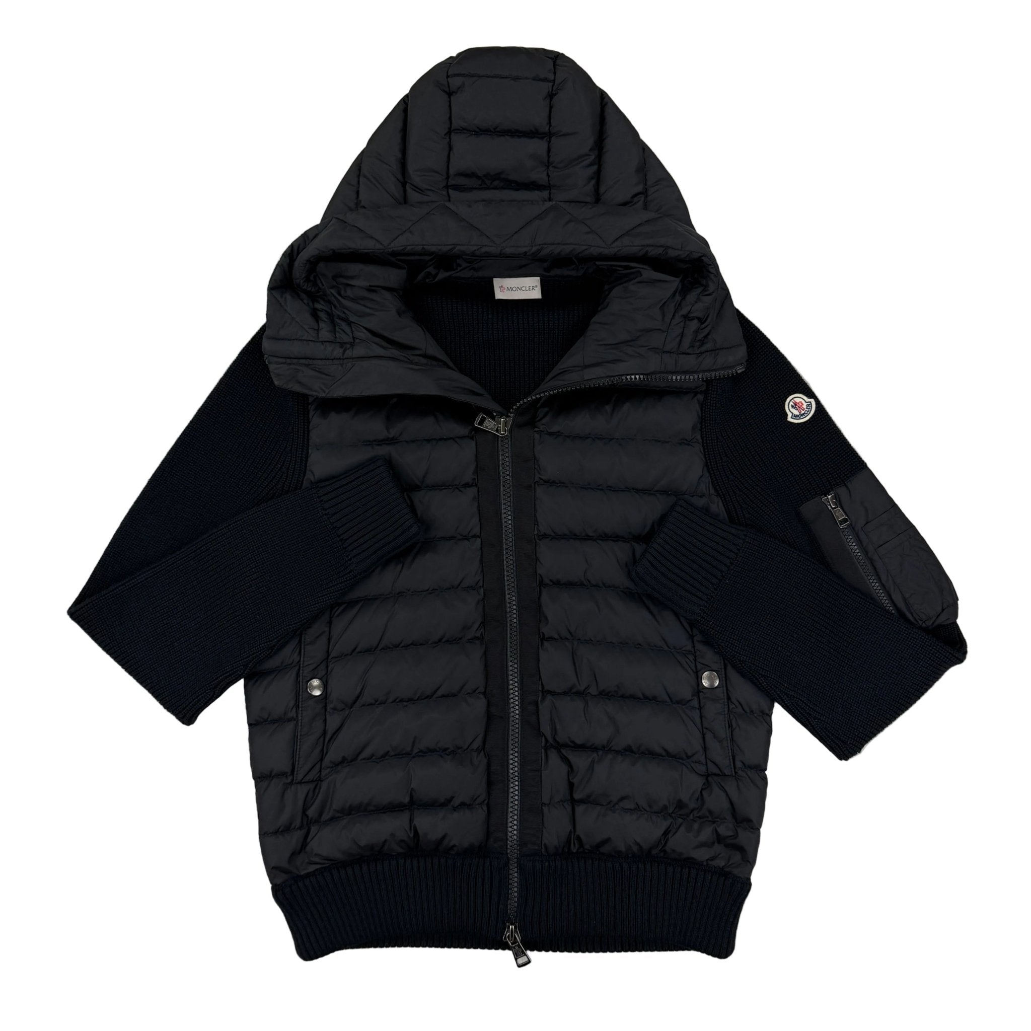 Moncler Men’s Black Maglia Tricot Cardigan - XL Slim - Morely TrendsMoncler Type here:)