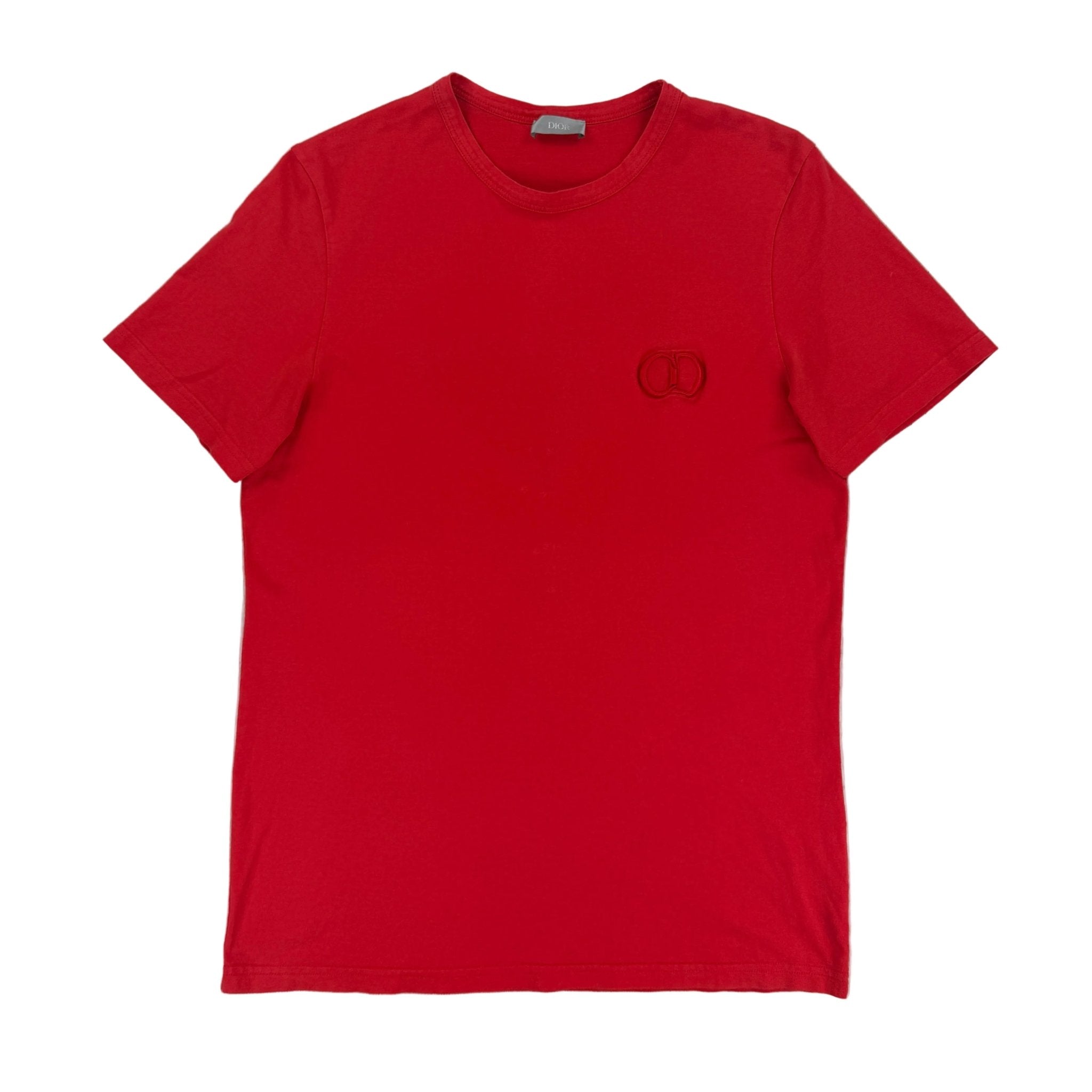 Christian Dior Men’s Red T-shirt - Large Slim - Morely TrendsDior Type here:)