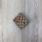 Gucci Men’s GG Supreme Kingsnake Wallet