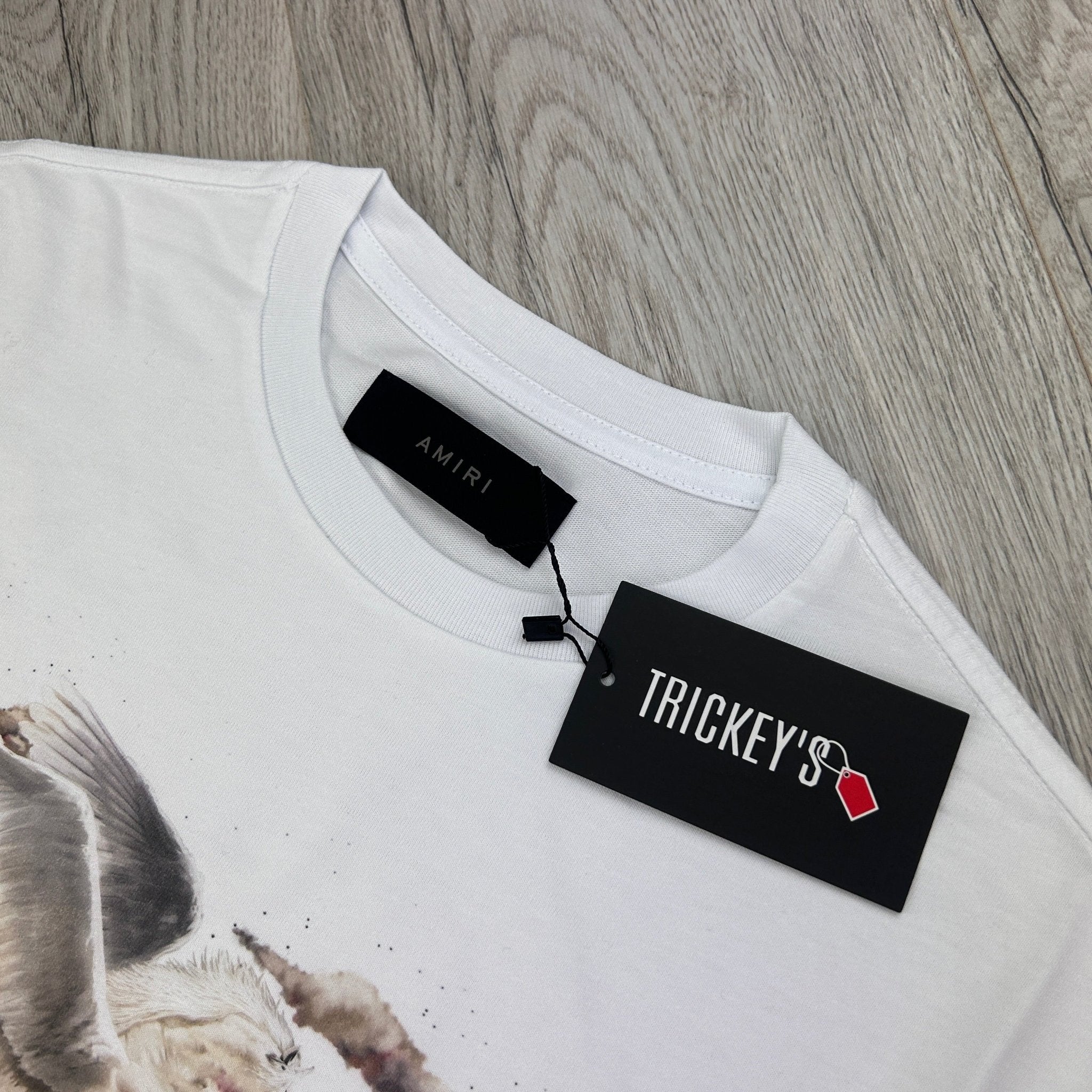 Amiri Men’s Pegasus White T-shirt - Morely TrendsAmiri Type here:)