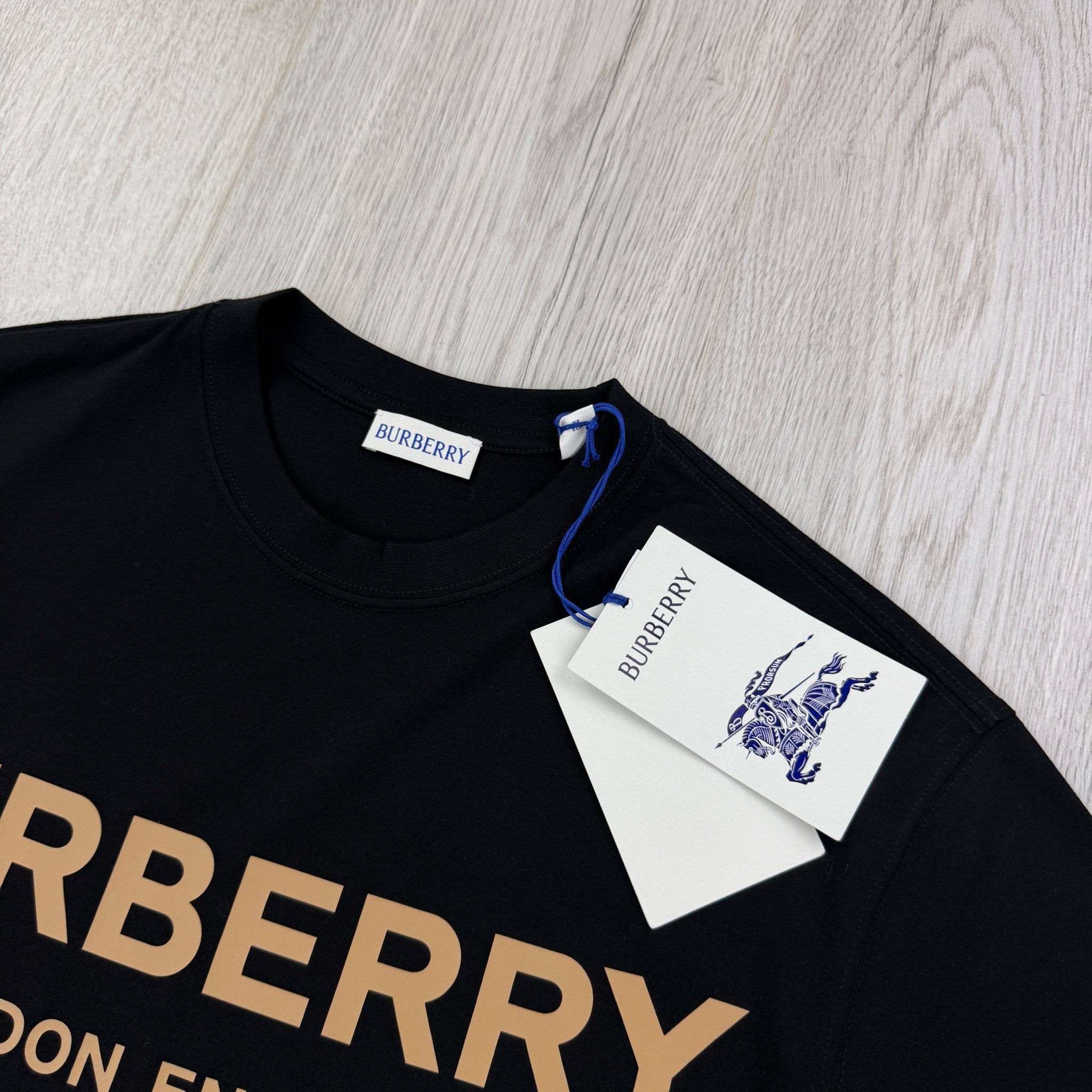 Burberry Men’s Black T-shirt & Shorts Set - Morely TrendsBurberry Type here:)