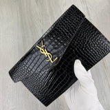 Saint Laurent Women’s Black Crock Clutch Bag