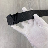 Louis Vuitton Men’s Monogram Original Belt With Black Buckle
