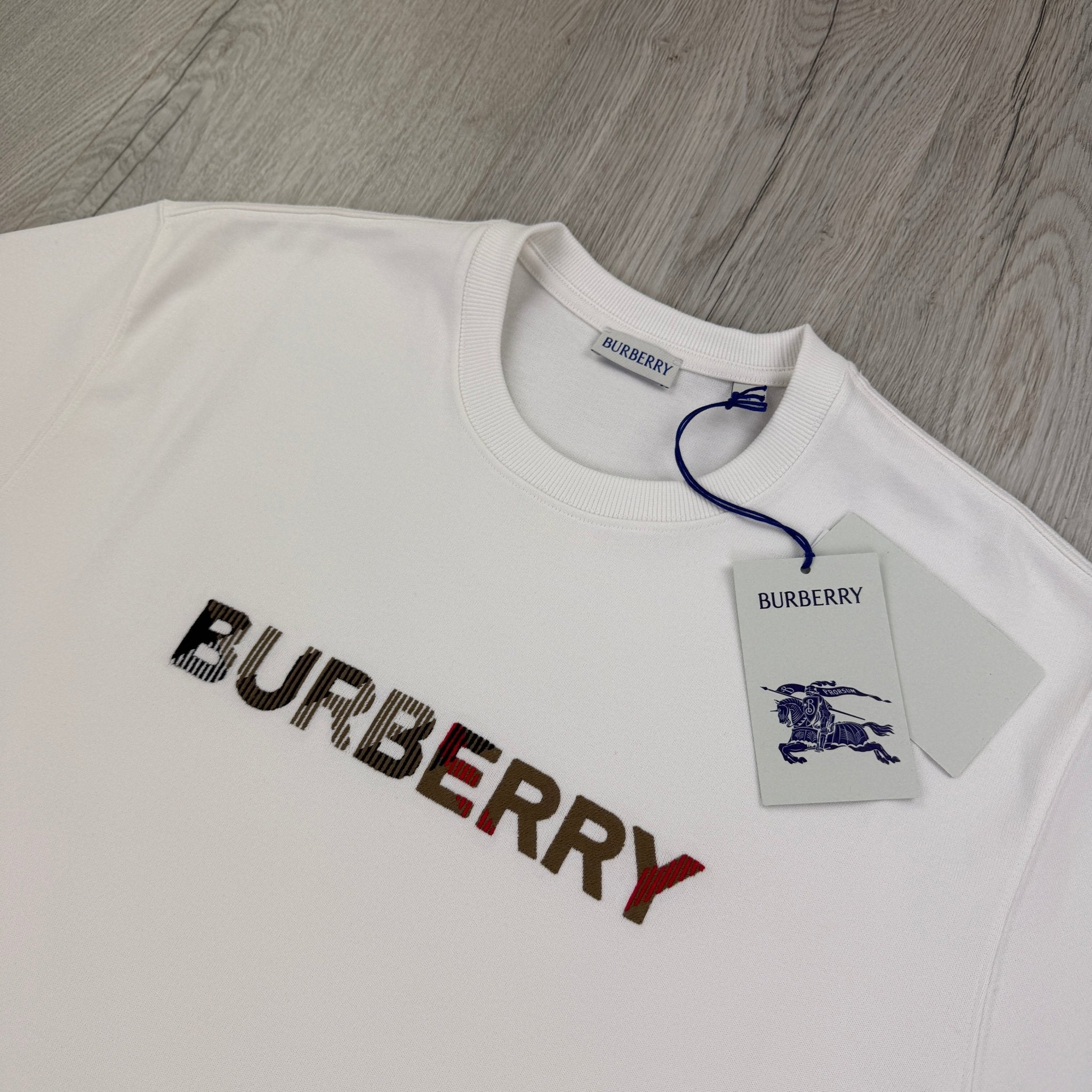 Burberry Men’s White T-shirt & Shorts Set - Morely TrendsBurberry Type here:)