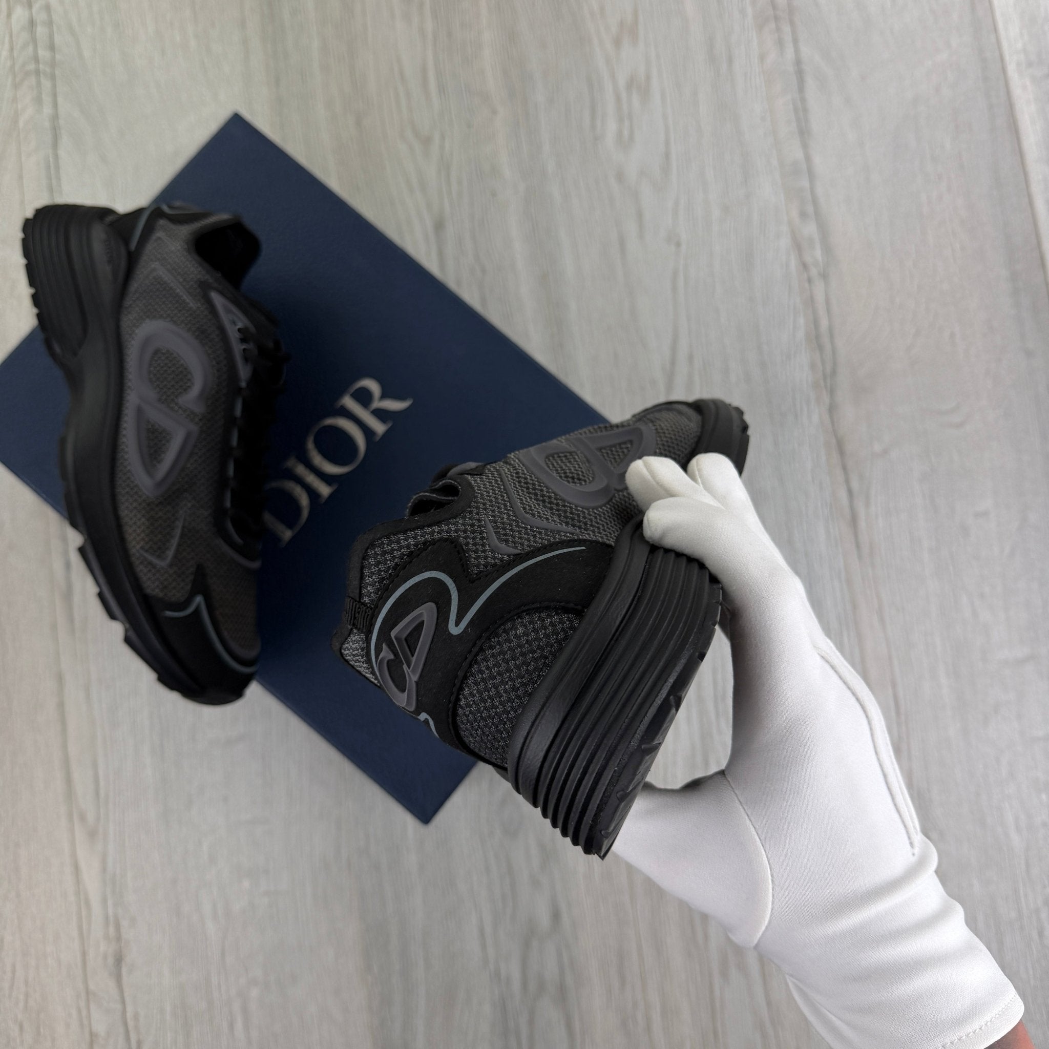 Dior B30 Countdown Tech Black Trainers - 42 (Fit Uk 8) - Morely TrendsDior Type here:)