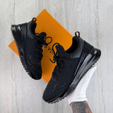 Louis Vuitton Men’s VNR Black Trainers - Uk 8