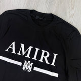 Amiri Men’s Black T-shirt With White Logo - Morely TrendsAmiri Type here:)