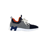 Hermes Men’s Navy & Orange Bouncing Sneakers - 41 (Fit Uk 7)