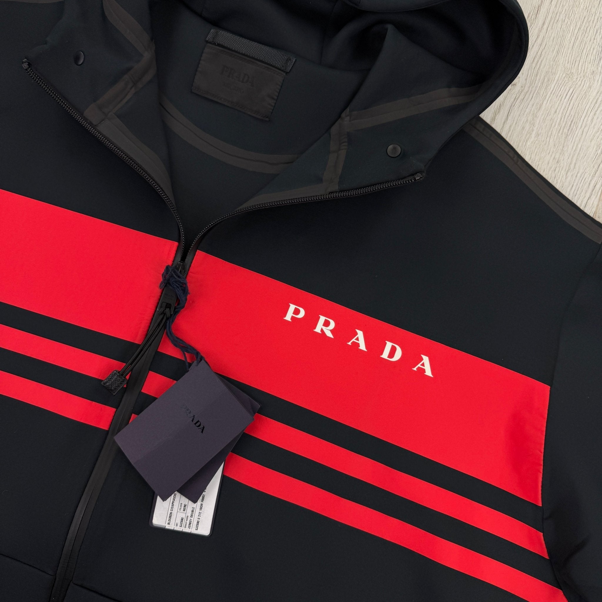 Prada Linea Rossa Technical Track Jacket - Morely TrendsPrada Type here:)