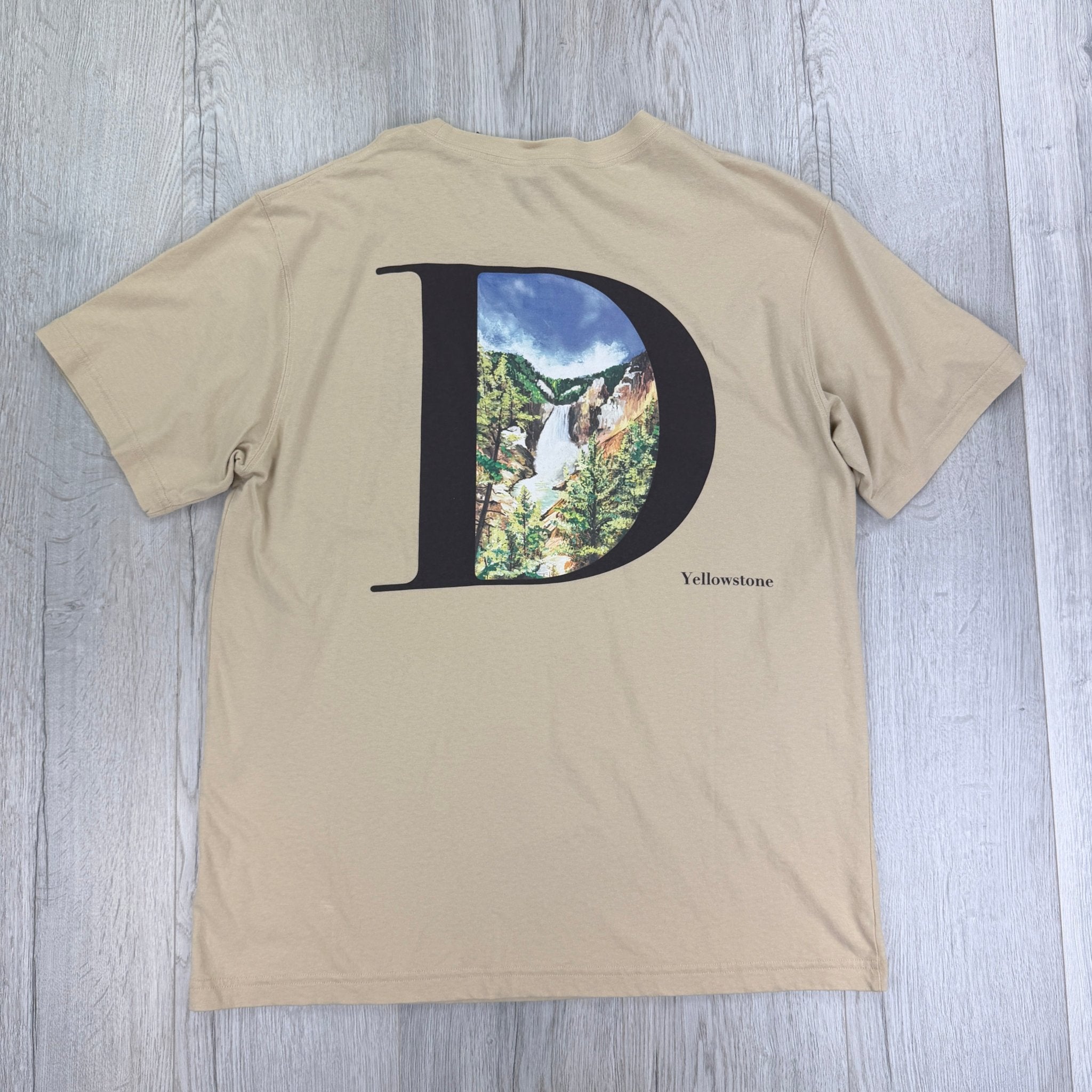 Christian Dior Men’s Beige T-shirt - XL Oversized - Morely TrendsDior Type here:)