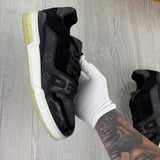 Louis Vuitton Men’s Black Low Trainers - Uk 8 (Fit 9)