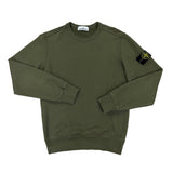 Stone Island Men’s Khaki Green Crewneck Jumper - Small