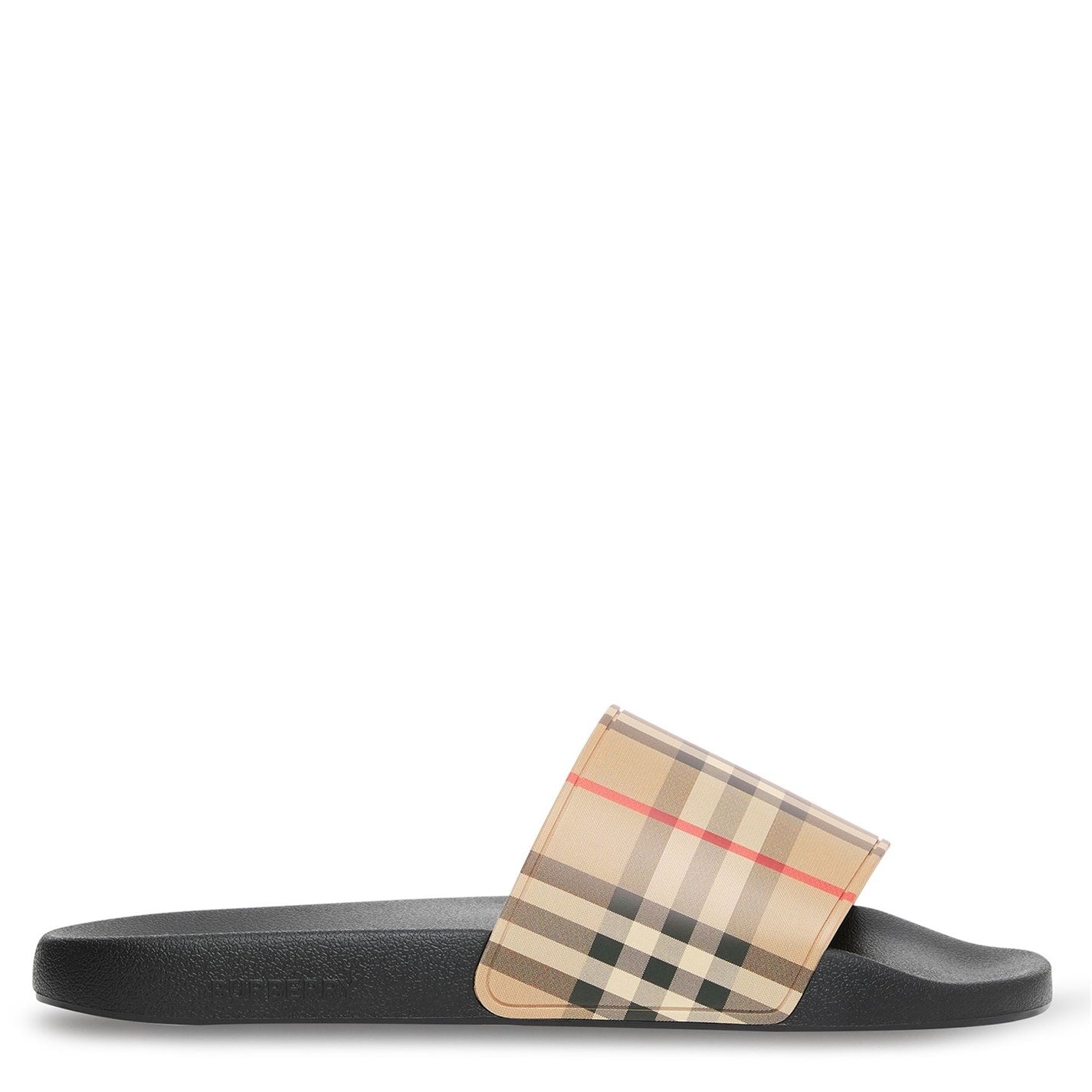 Burberry Furley Logo Check Sliders