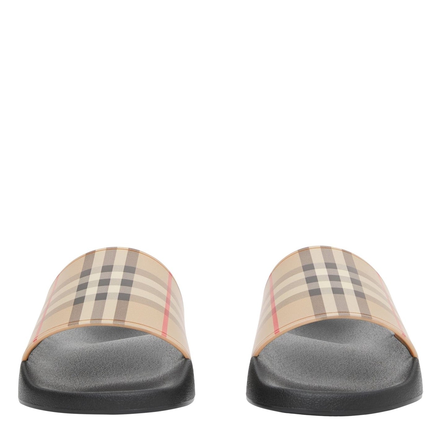 Burberry Furley Logo Check Sliders