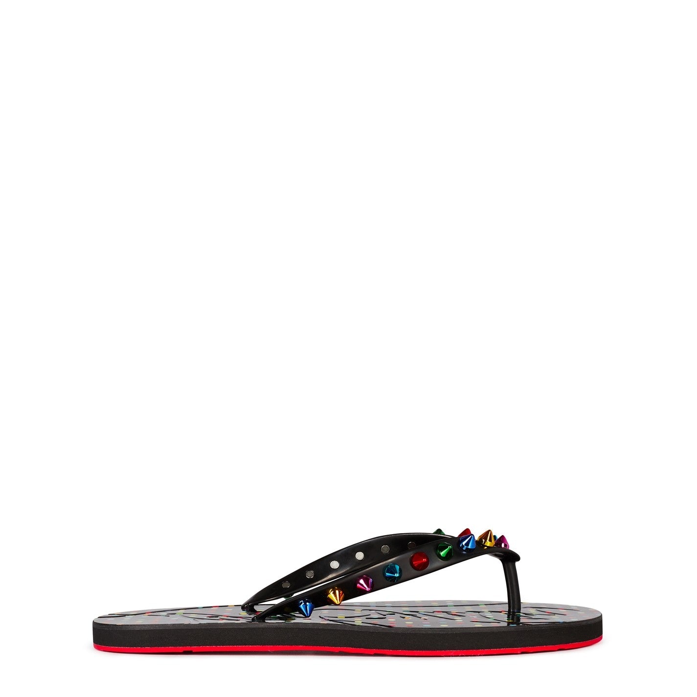 Christian Louboutin Loubi Spikes Donna Flip Flops