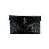 Saint Laurent Women’s Black Crock Clutch Bag
