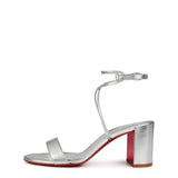 Christian Louboutin Choca Girl 70mm Metallic Leather Sandals