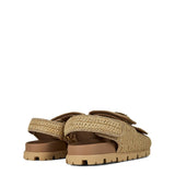 Prada Raffia Sandal