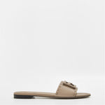 Fendi Baguette Leather Sliders - Morely TrendsFendi Type here:)