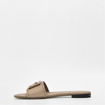Fendi Baguette Leather Sliders - Morely TrendsFendi Type here:)