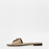 Fendi Baguette Leather Sliders - Morely TrendsFendi Type here:)