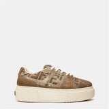 Fendi Denim Platform Trainers
