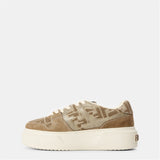 Fendi Denim Platform Trainers