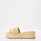 Fendi Raffia Flatform