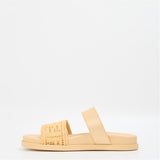Fendi Rafia Double Strap Sandal