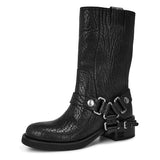 Miu Miu Bold Calf Biker Boot