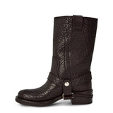 Miu Miu Bold Calf Biker Boot