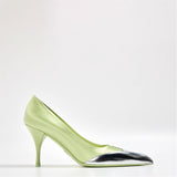 Prada Leather Metal Pump
