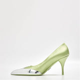 Prada Leather Metal Pump
