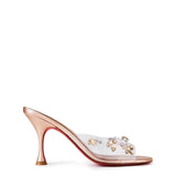 Christian Louboutin Degraqueen 85mm Crystal-Embellished Mules