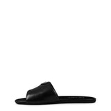 Prada Padded Logo Flat Sandals