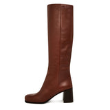 Prada Leather Knee High Boots