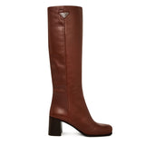Prada Leather Knee High Boots
