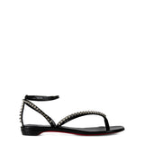 Christian Louboutin So Me Tonguetta Spiked Leather Sandals