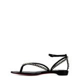 Christian Louboutin So Me Tonguetta Spiked Leather Sandals