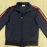 Moncler Men’s Navy Zip-up Track Jacket - XS
