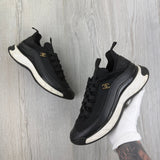 Chanel Men’s  Black CC Runners - Uk 7