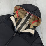 Burberry Men’s Vintage Check Reversible Windbreaker Jacket - Large