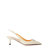 Prada Patent-Leather Slingback Pumps