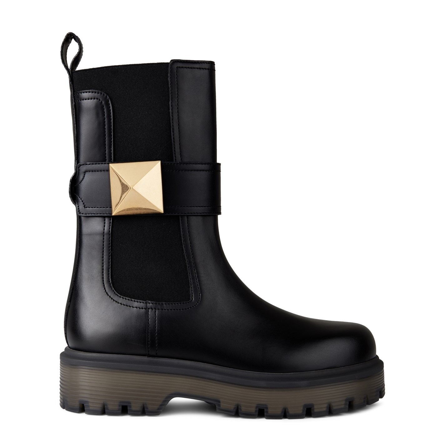 Valentino One Stud Ankle Boots