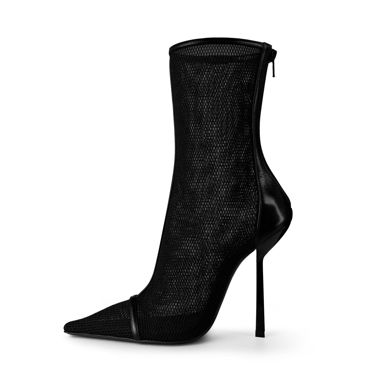 Saint Laurent Oxalis Boots In Mesh