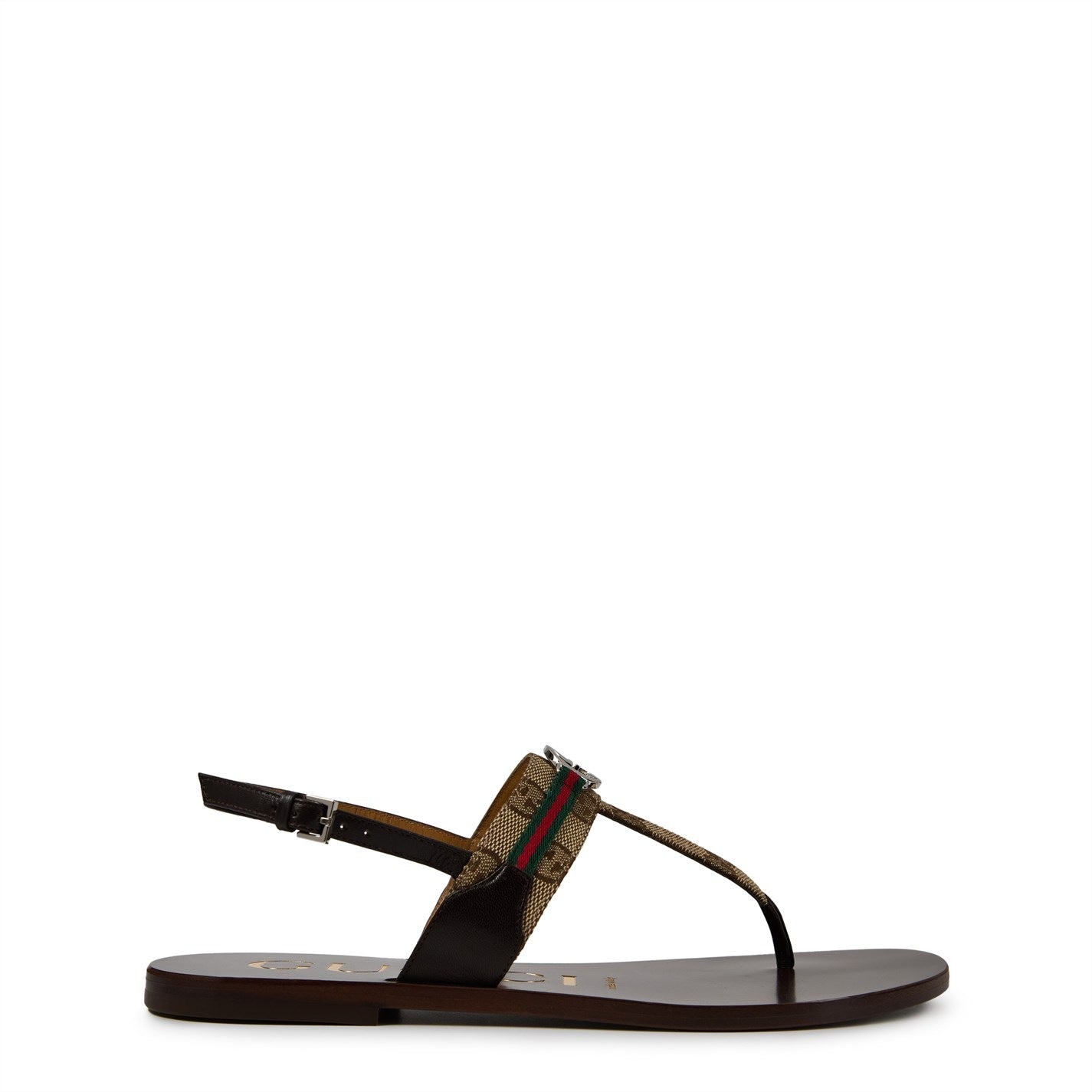 Gucci Interlocking G Web Sandals