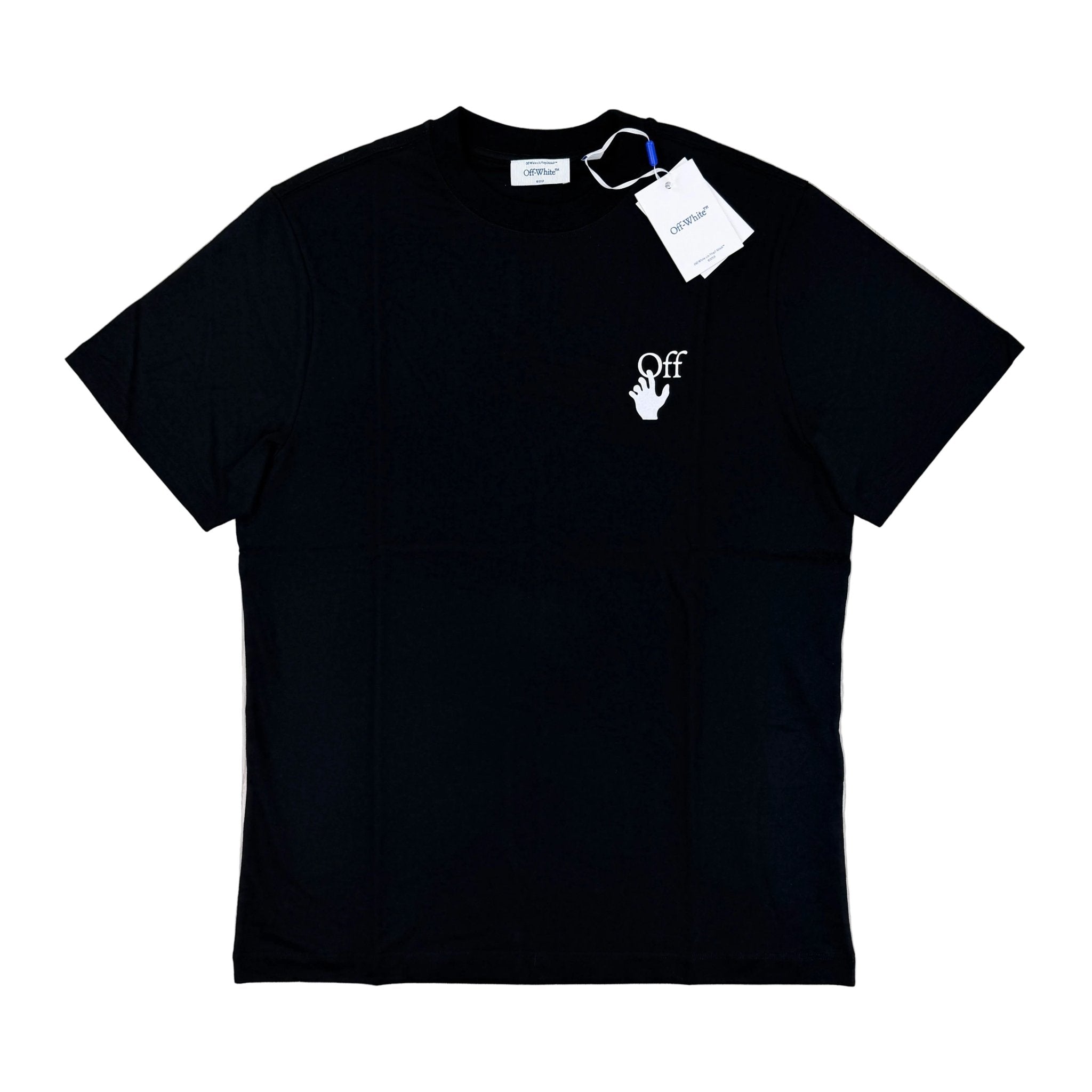 Off White Men’s Black T-shirt White Spray - Morely TrendsOff white Type here:)