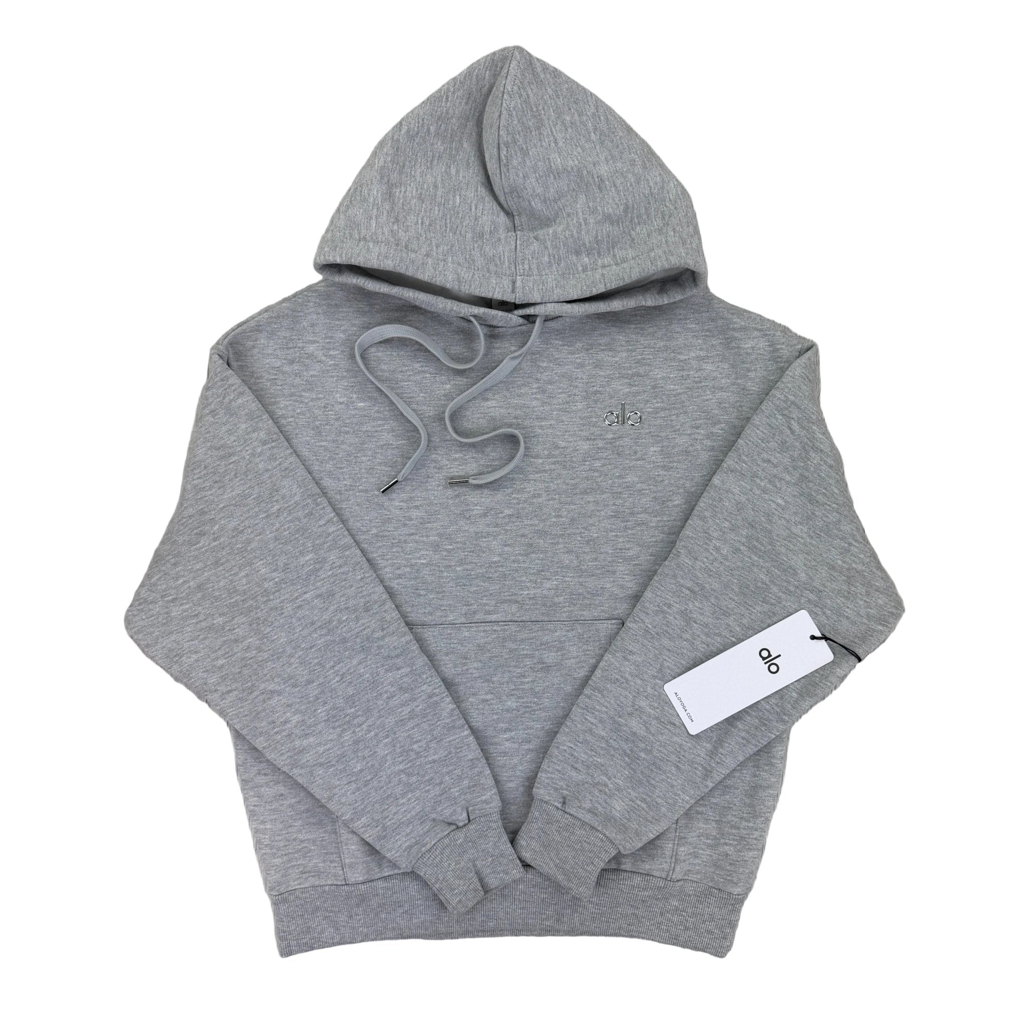 Alo Women’s Grey Pullover Hoodie - Morely TrendsAlo Type here:)
